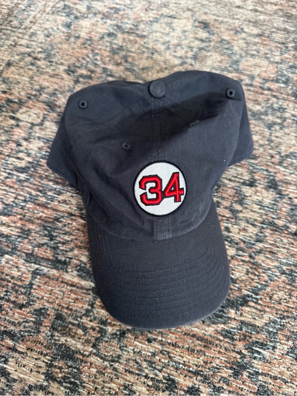 47 Brand Navy 34 patch Boston Red Sox hat